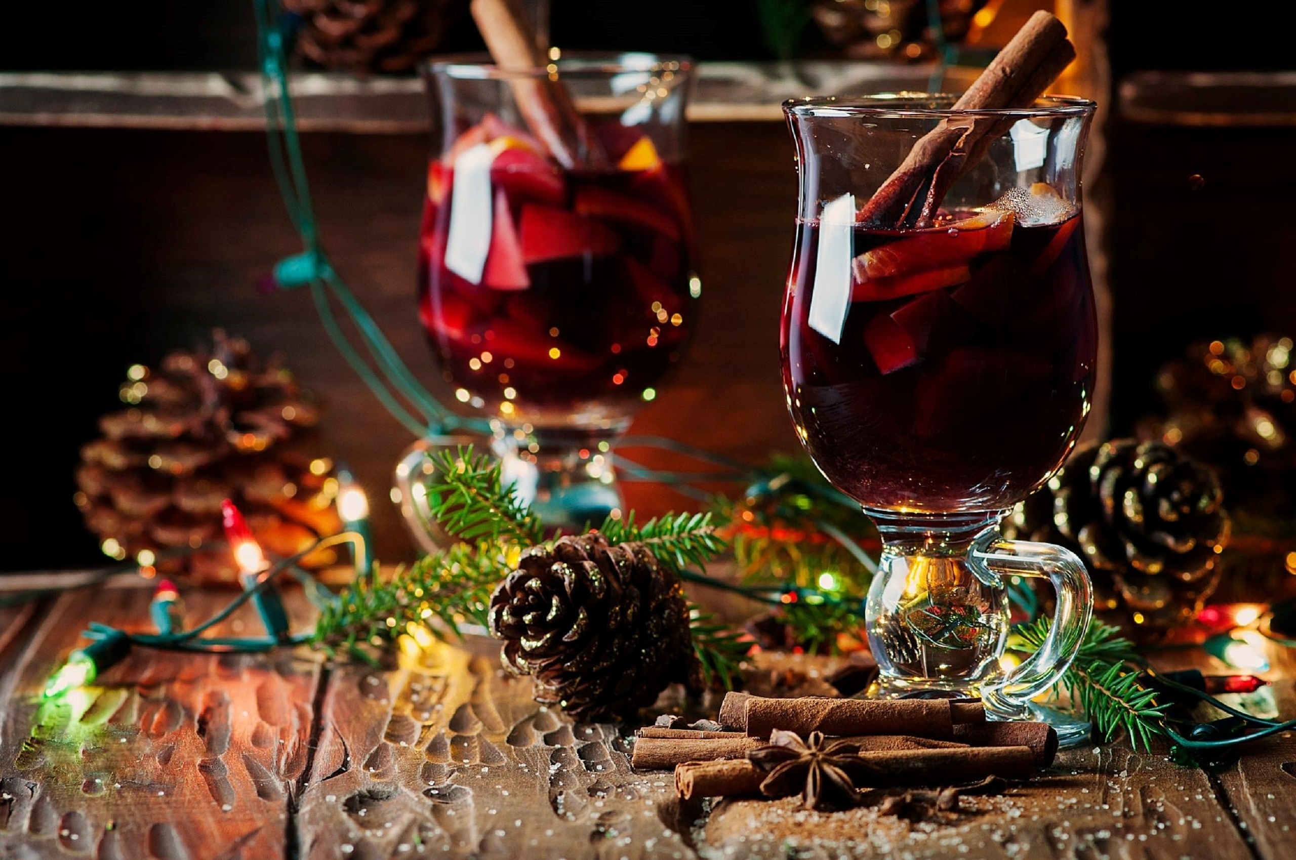 Wallpaper | Beautiful pictures | photo | picture | New year, mulled wine,  Christmas decorations, Oxana Denezhkina