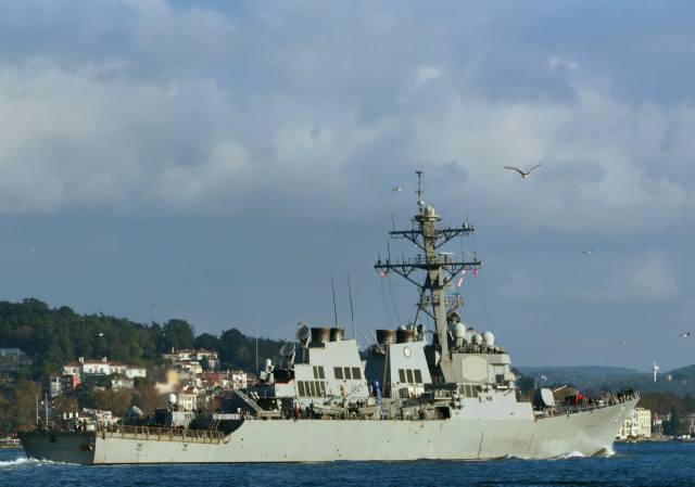 USS Porter, эскадренный, миноносец, the Bosphorus