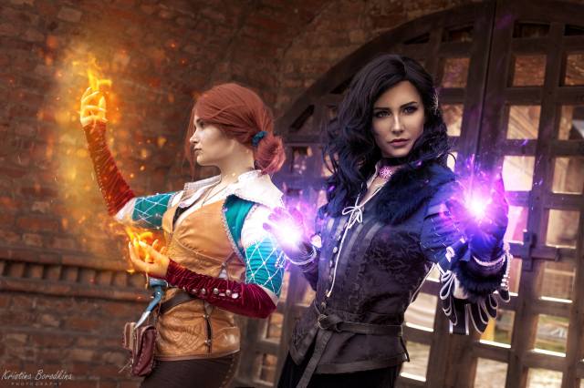 magic, The Witcher, Yennefer, triss