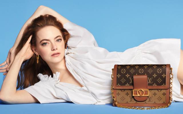 Louis Vuitton, Dauphine Bags Spring Summer 2022 campaign, Emma stone