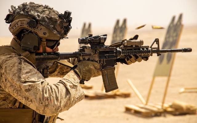 target practice, Marine Corps, United Arab Emirates
