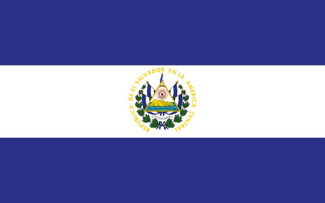 national flag, El Salvador, bandera de El Salvador