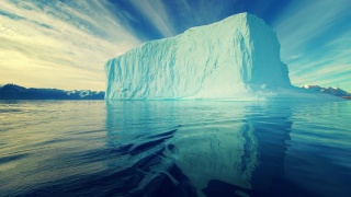 природа, айсберг, ледник, вода, зима, горы, красиво, природа, небо