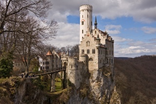 Německo, hrad, hrady a zámky v Německu, krása