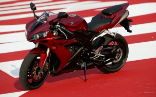 Yamaha, yamaha, R1, motorcycle, sports, Red, track, Race, the bike, speed, adrenaline