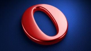 vinda, Opera, logo, background, 3D, blue, Red, beauty