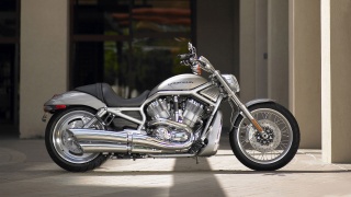 Harley, the bike, beauty, wheels, lights, metallic, background, the building