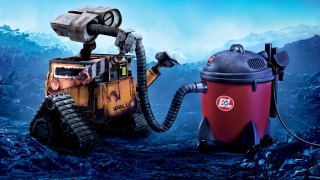 wall-e, ROBOT, vacuum cleaner, cleaning, MECHANISM, dump