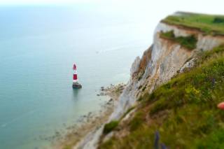 coast, lighthouse, England, English Channel, East Sussex, Beachy, Head Lighthouse, rock, nature