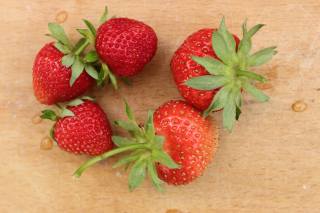strawberry, berry, background