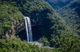 горы, джунгли, водопад, Бразилия