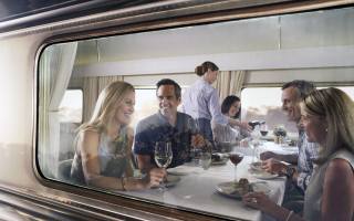 Австралія, Indian Pacific Train, Platinum Service, Dining Onboard
