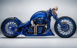 HARLEY-DAVIDSON, Bucherer, special edition bike, Harley-Davidson Blue Edition, cruiser