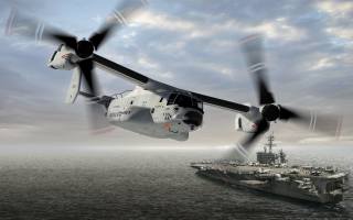 US Navy, Bell Boeing V-22 Osprey, multi-mission tiltrotor military aircraft