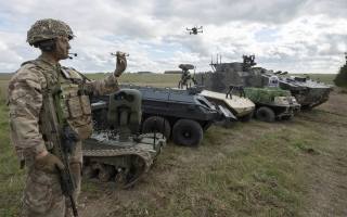 British Army, будущих солдат, un-crewed aerial systems, air defence, logistical support