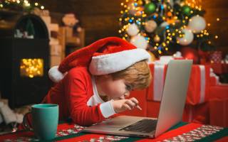 Laptop, Letter for santa, christmas