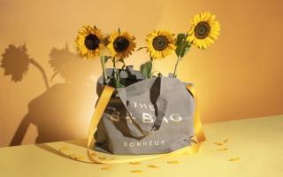 květiny, Canvas Bag, sunflowers, Bonheur Bag