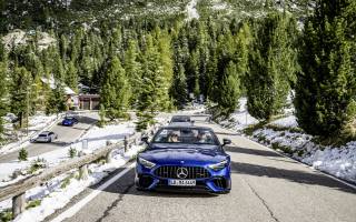 Mercedes-AMG, sports car, South Tyrol, Italy