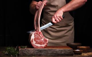 Butcher, steak, Raaw Meat