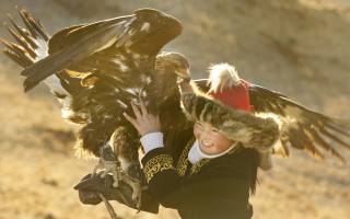 Eagle Huntress, documentary, Mongolsko