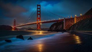 California, the Golden Gate bridge, San Francisco, CA