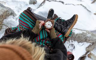 Winter Boots, ženy, zimní, Coffee with Marshmallow