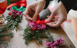 Christmas Flowers, Floristics, новогоднее украшение