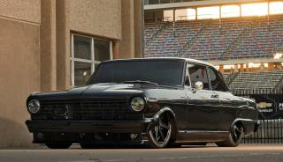 1964 Chevy II, černá, Chevrolet, svalové, vlastní