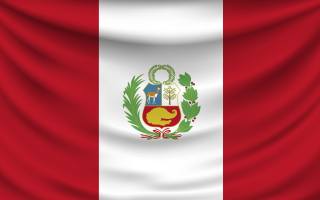 Republic of Peru, state flag, Bandera de Peru